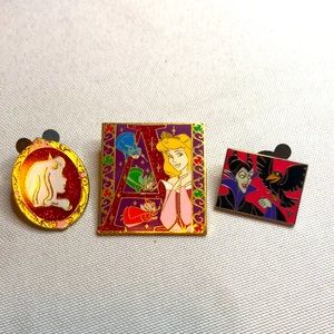 Sleeping beauty pin LOT